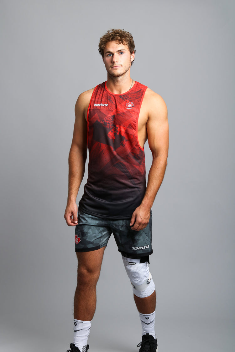 AMERI【MIXTURE SWITH TANK TOP】 Team Canada Adonys Men's Tank – Jumplete Canada